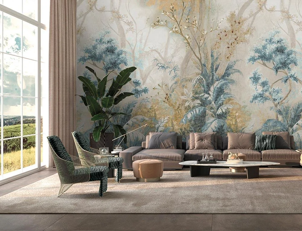 Premium custom wallpaper for five-star hotel lobbies